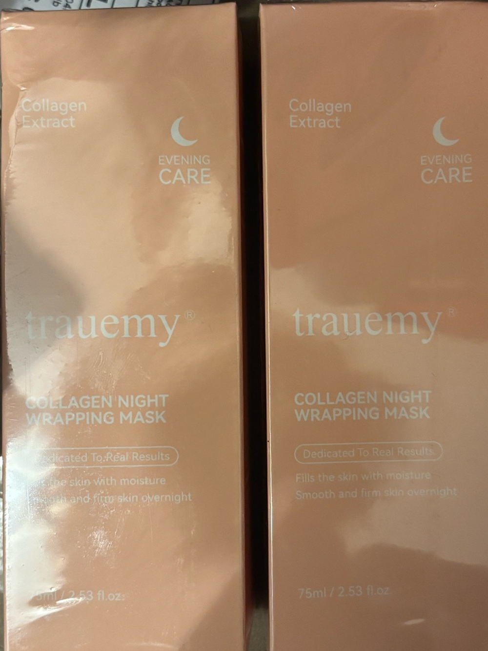Collagen Night Wrapping Mask - Peach 2 for 1